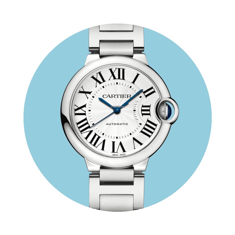 Cartier Ballon Bleu 36 mm Automatik Stah...