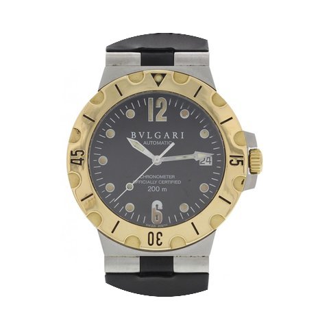 Bulgari Men's Diagono Automatic SS &...