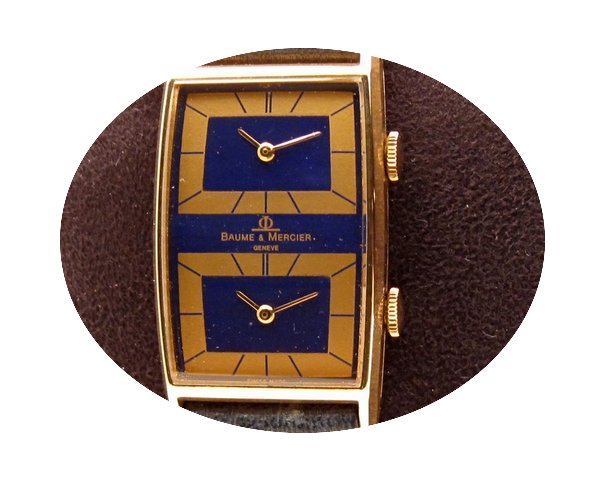 Baume & Mercier Rectangular Dual Tim...