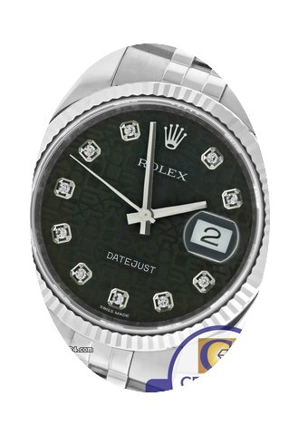 Rolex DateJust Jubilee Diamond Black 36m...