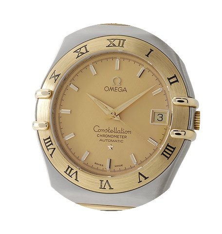 Omega Constellation Steel & Yellow G...