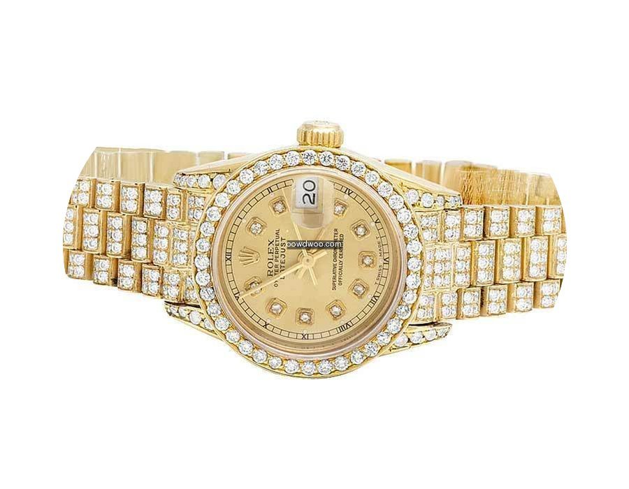 Rolex Ladies Rolex 18K Yellow Gold 26MM ...