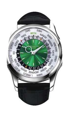 Patek Philippe Platinum World Time 'Mecc...
