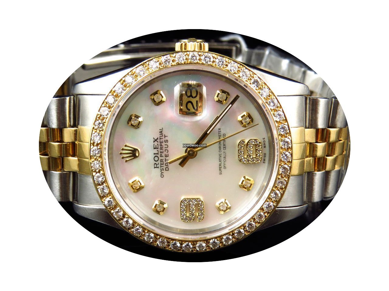 Rolex Datejust 2 Tone Jubilee 18k Stainl...