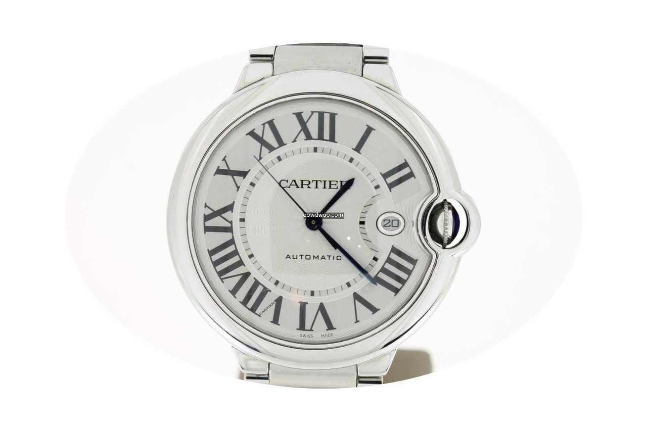 Cartier Ballon Bleu Steel Automat Date (...