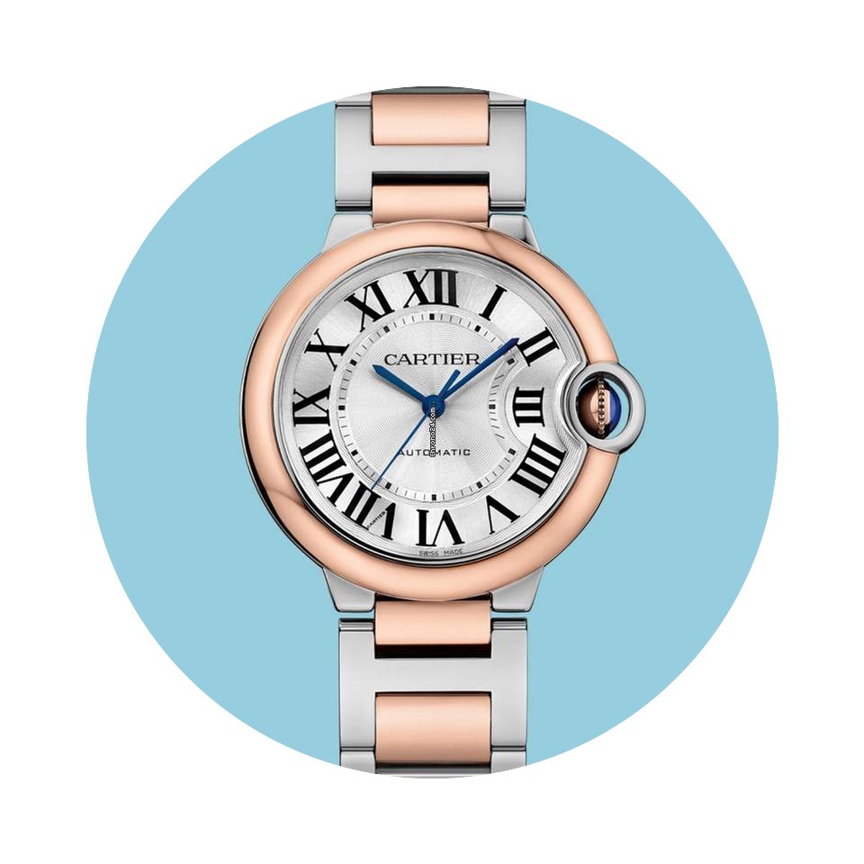 Cartier Ballon Bleu 36 mm Stahl Rotgold ...
