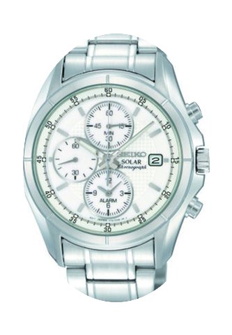 Seiko Herrenuhr Solar Alarm Chronograph...