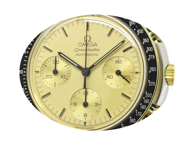 Omega Speedmaster Automatic 18k Gold Ste...