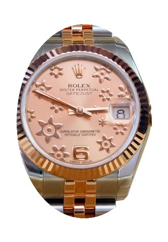 Rolex Datejust 178271 Ladies 31mm Pink F...