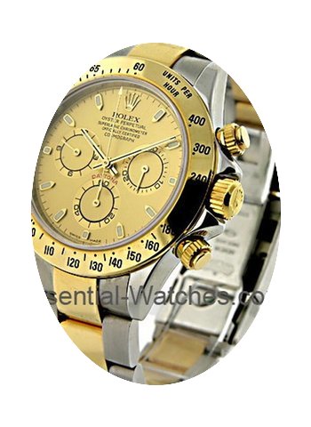 Rolex Used Daytona Steel and Gold with C...