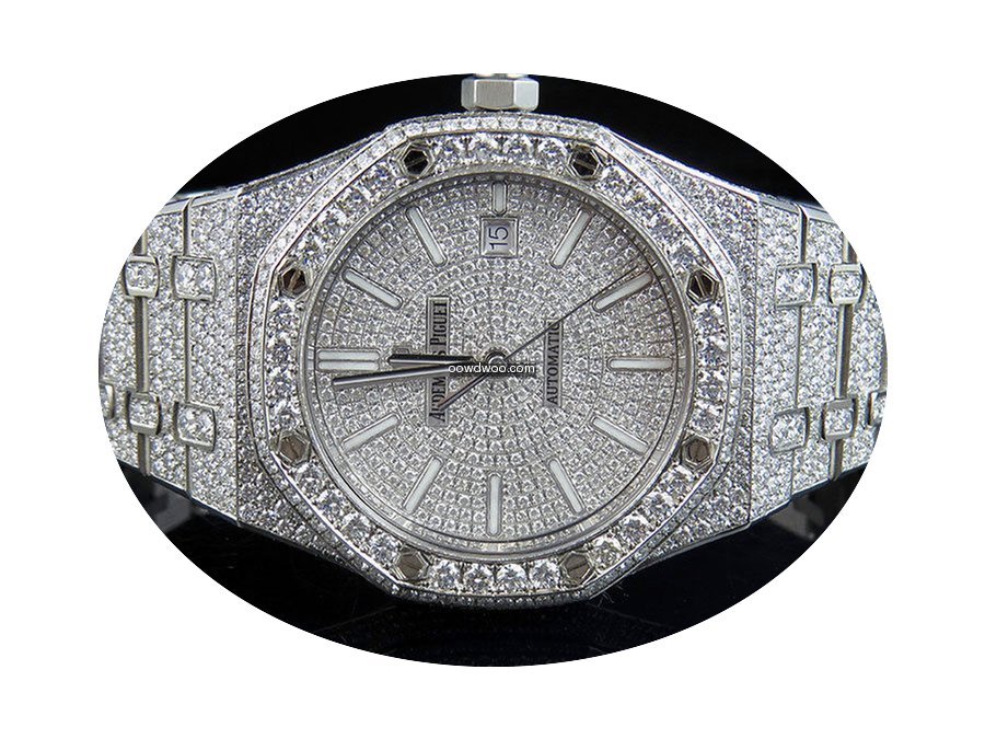Audemars Piguet Mens 41 MM Royal Oak Sta...