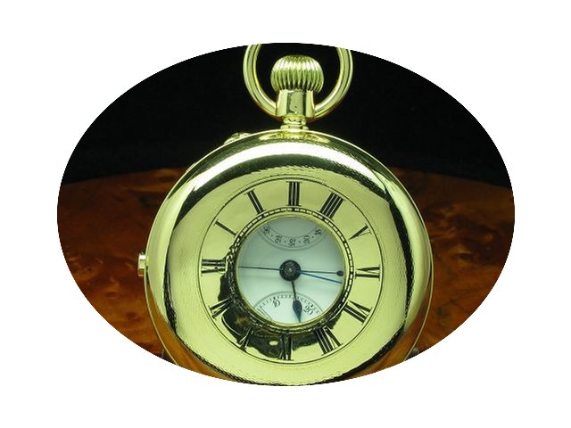 Graham 18kt 750 Gold Halbsavonette Sprun...