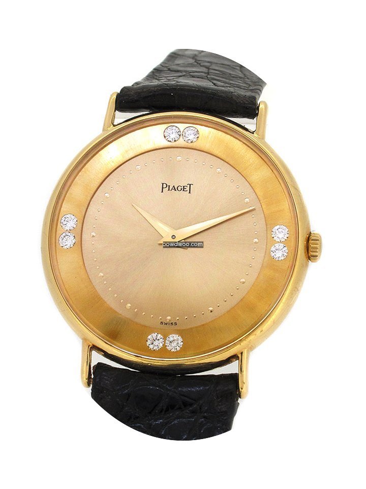 Piaget 18K Gold Orig. Diamond Index, Man...