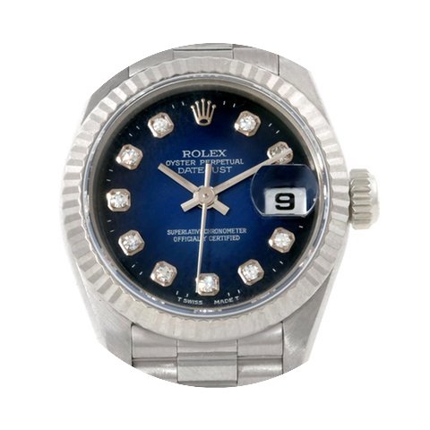 Rolex President Datejust White Gold Vign...