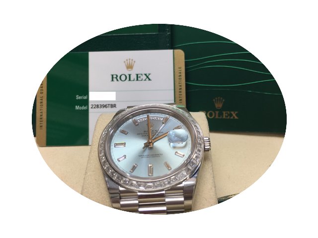 Rolex 40MM 228396TBR 11DI Day-Date 950 P...