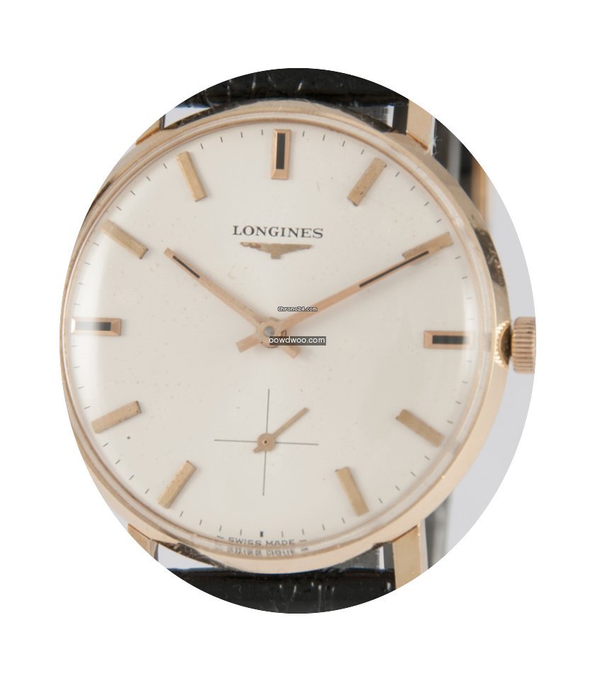 Longines Vintage 34mm Yellow Gold 18K 19...