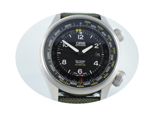 Oris Big Crown ProPilot Altimeter mit Me...