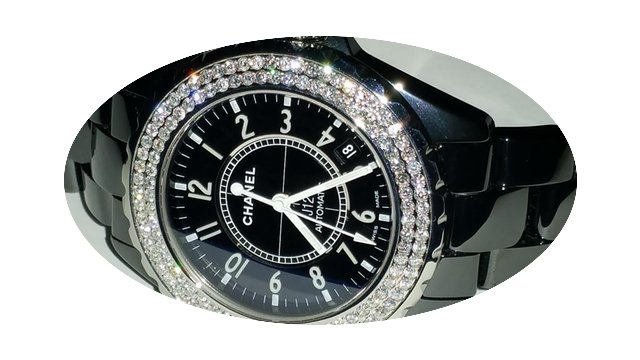 Chanel J12 Ceramic Automatic 38 MM Diamo...