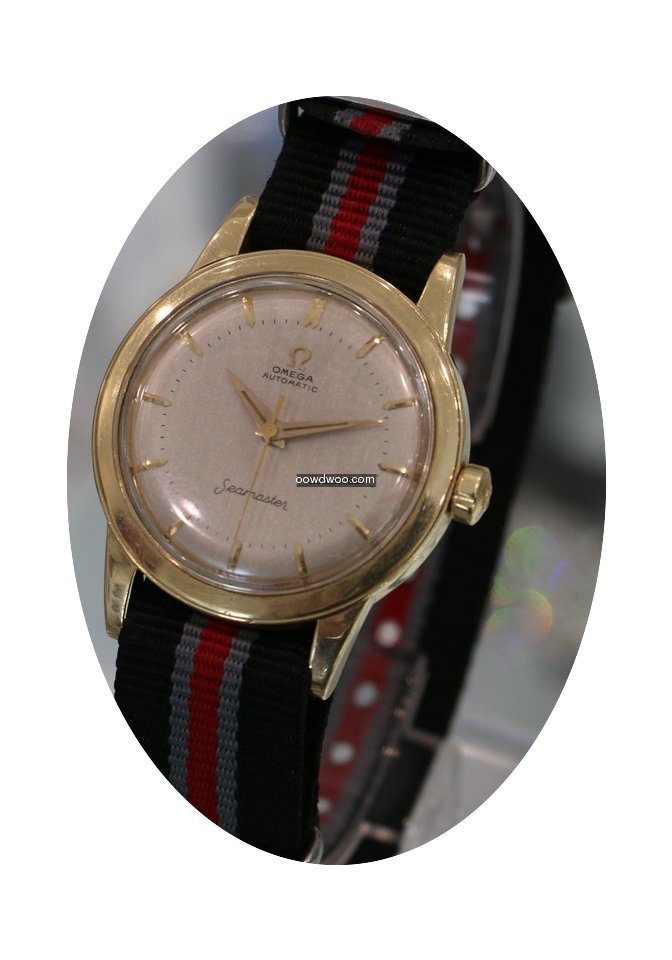 Omega Vintage Seamaster From 1954 14k Ye...