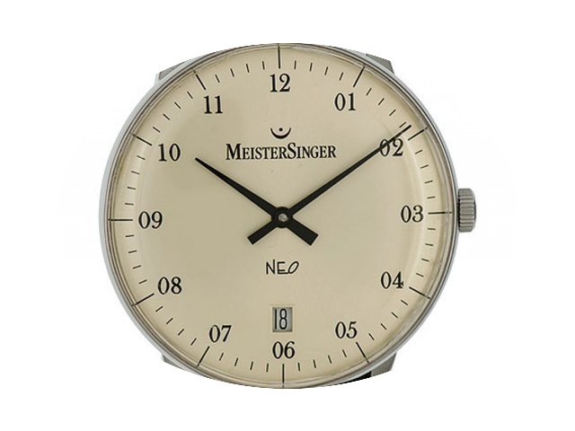 Meistersinger Neo 2Z Zweizeigeruhr Stahl...