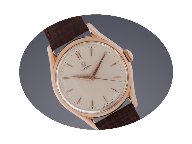 Omega 18ct Rose gold manual...