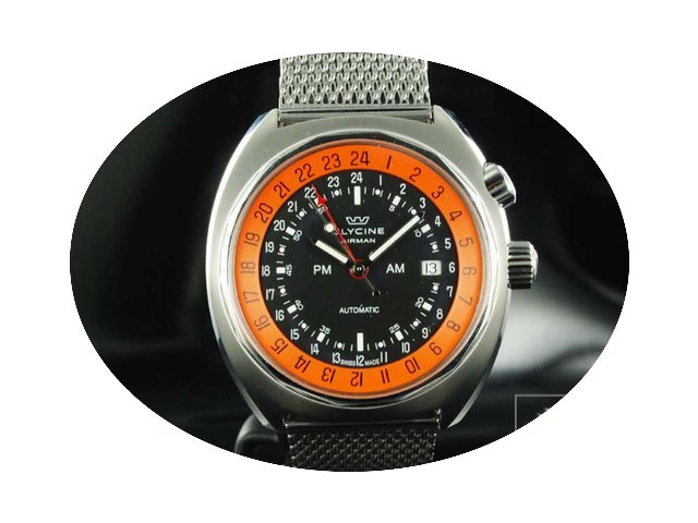 Glycine Airman SST 12 Watch GMT ETA 2893...