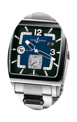 Ulysse Nardin Quadrato Dual Time Mens Wa...