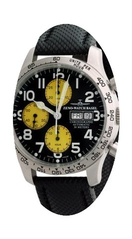 Zeno-Watch Basel NC Pilot Tachymeter Chr...