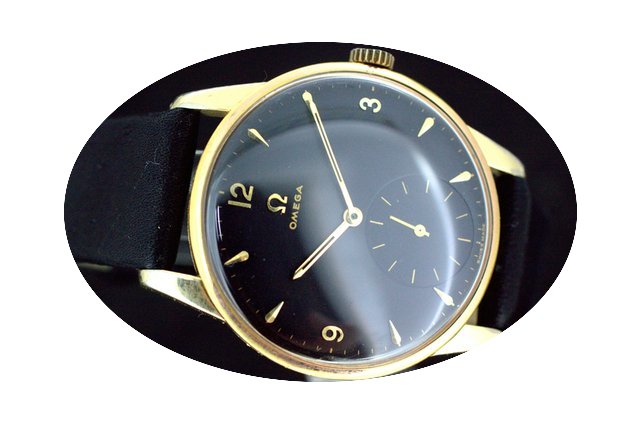 Omega black Dial Caliber 265 top...