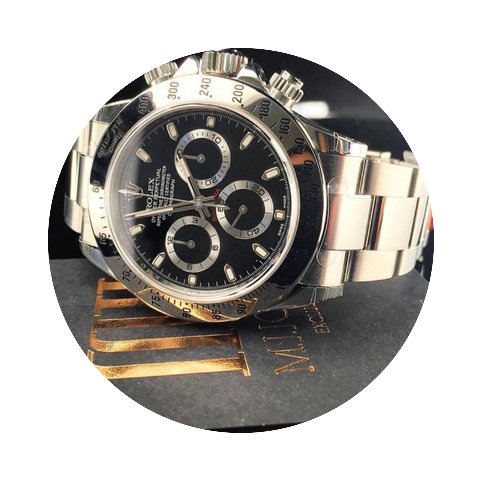 Rolex Daytona Stainless Steel Black Dial...