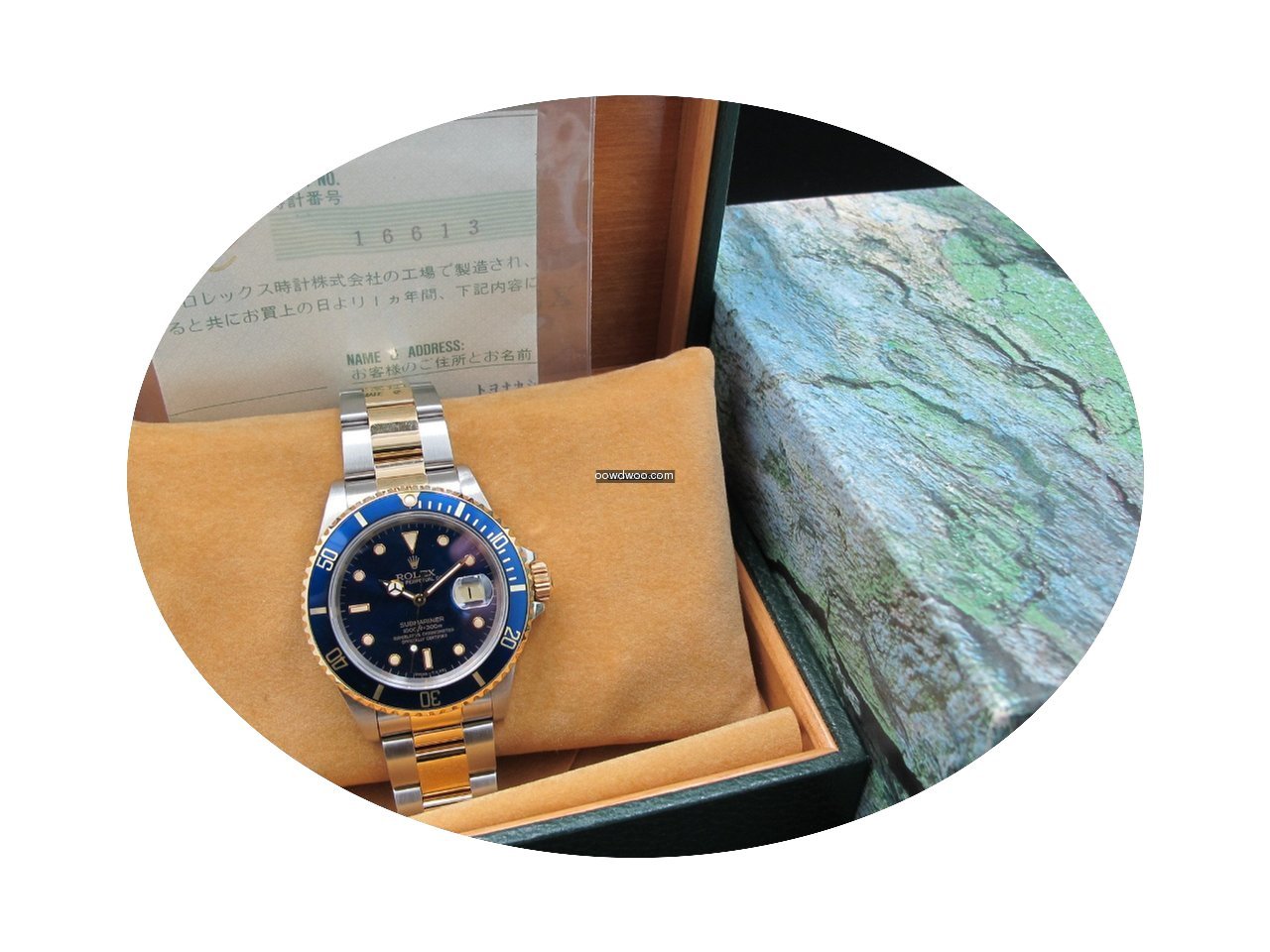 Rolex SUBMARINER 16613 2-Tone Blue Dial ...