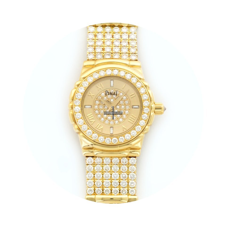 Piaget Yellow Gold Tanagra Pave Diamond ...
