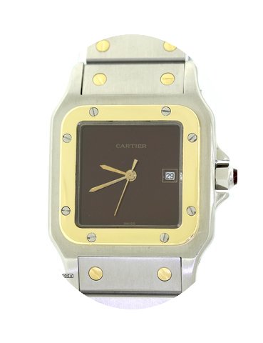 Cartier Santos Steel 18k Gold Two Tone B...