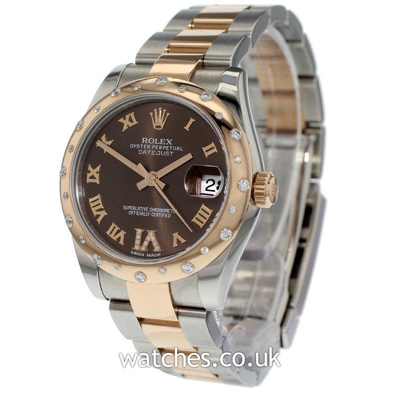Rolex Ladies Datejust Midsize Watch - 17...