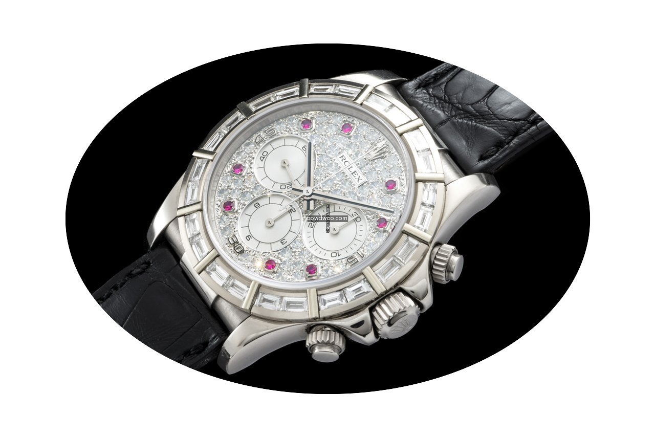Rolex The full diamonds and rubies Dayto...