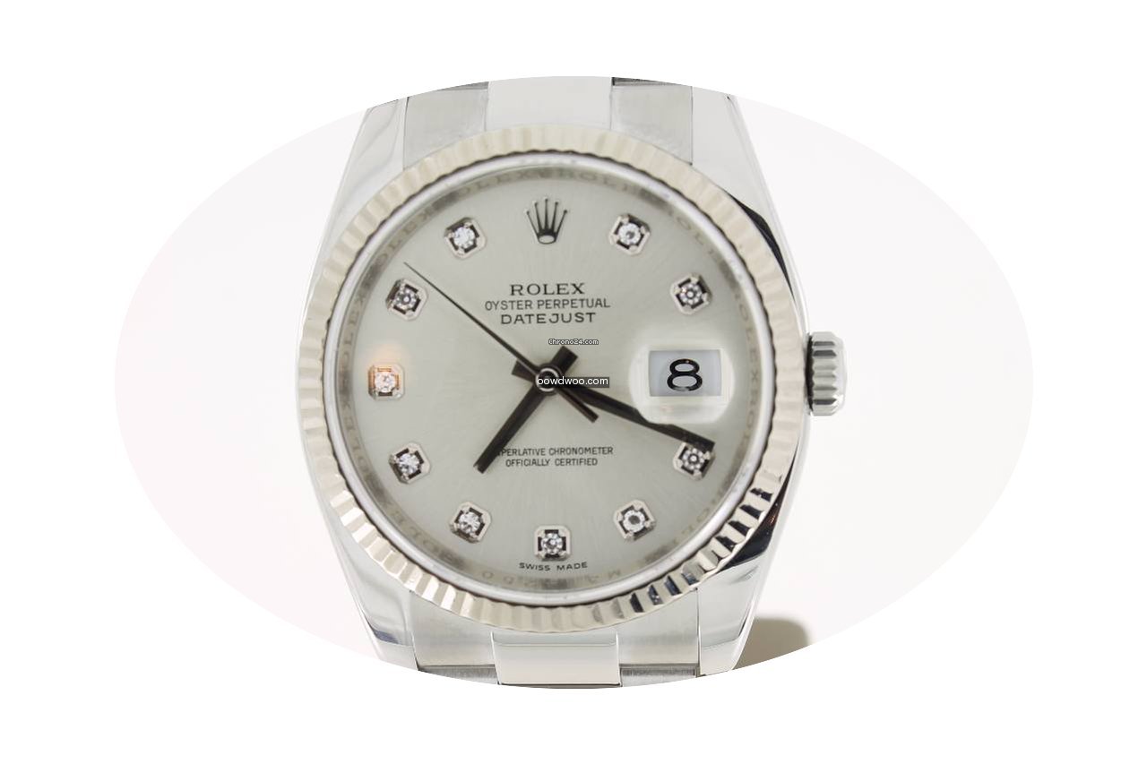 Rolex Datejust 36mm Steel Oyster SilverD...