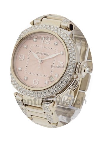 Cartier Pasha 35mm with Diamond Bezel an...