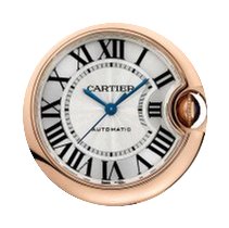 Cartier Ballon Bleu 33mm Rose Gold Leath...