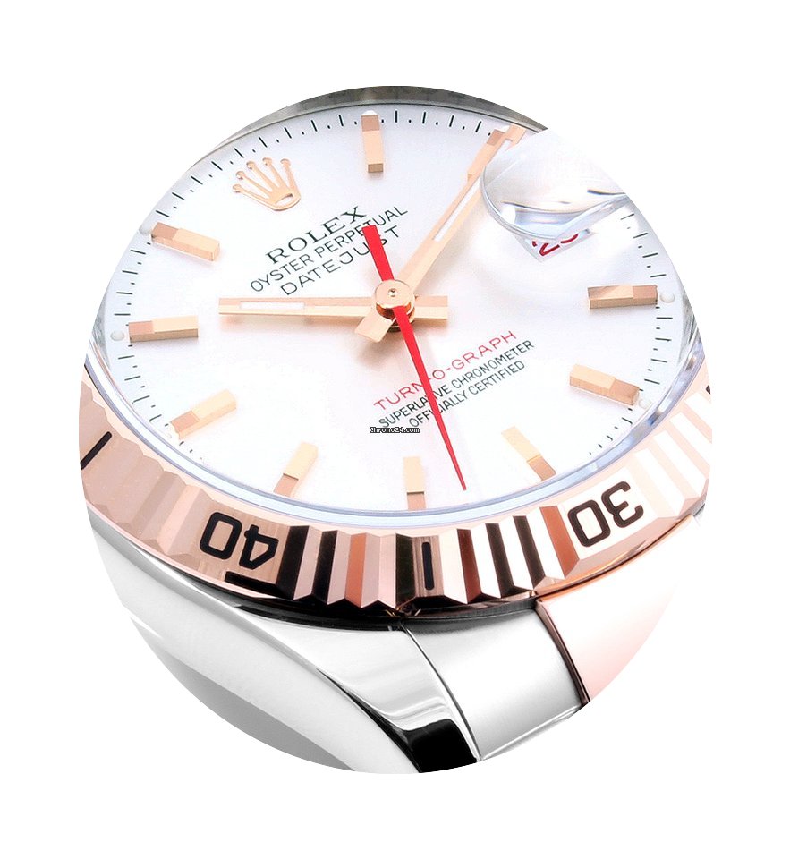 Rolex 36mm 18K Rose Gold & Steel Datejus...