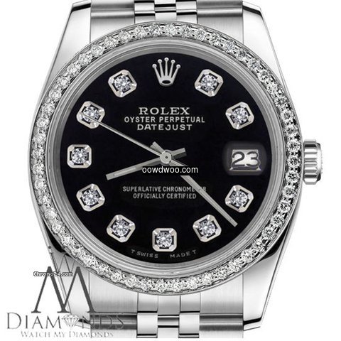 Rolex Women`s Rolex 26mm Datejust Black ...