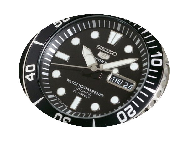 Seiko 5 SPORTS) Diver's Black Dial Men's...