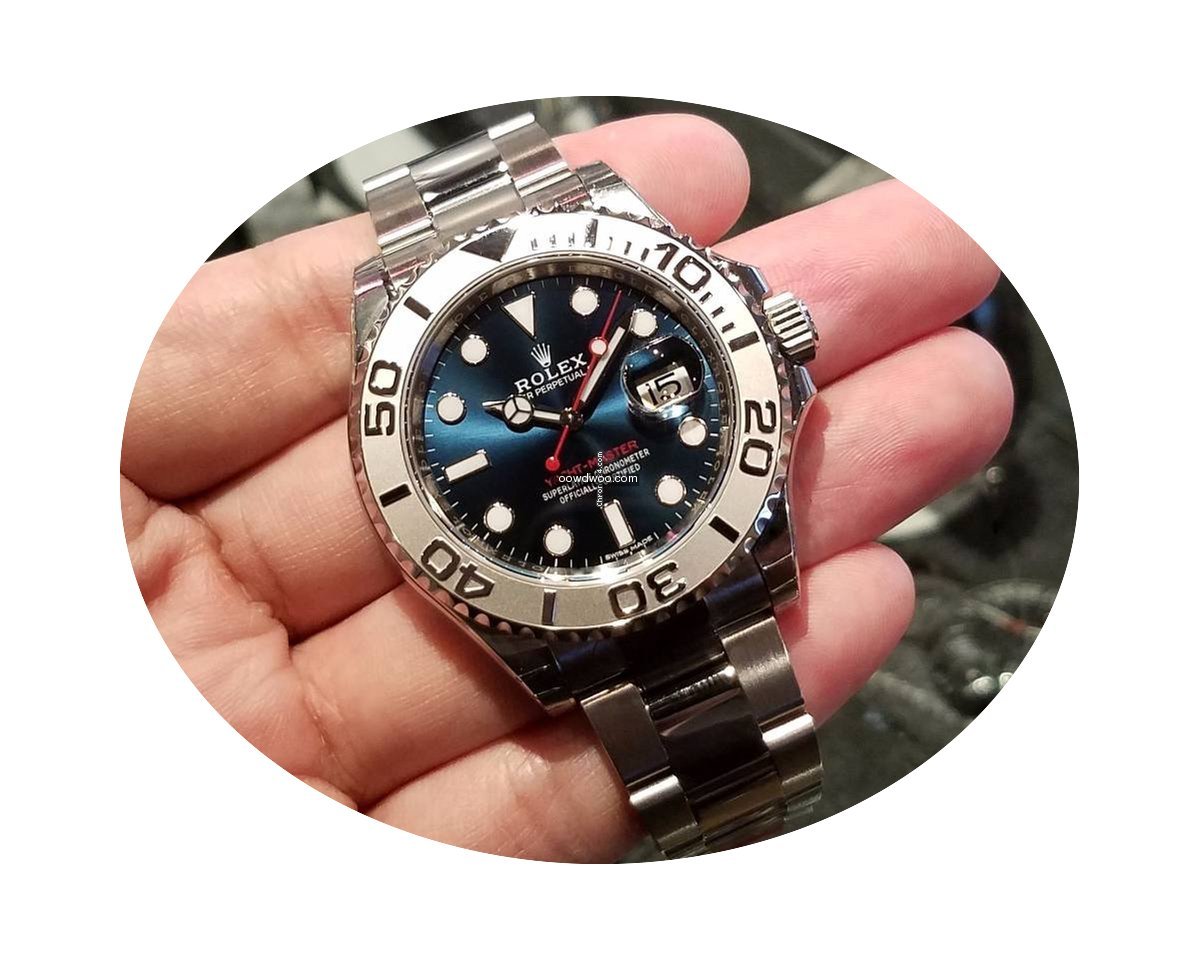 Rolex 116622 Sunray Blue Dial Yacht-Mast...