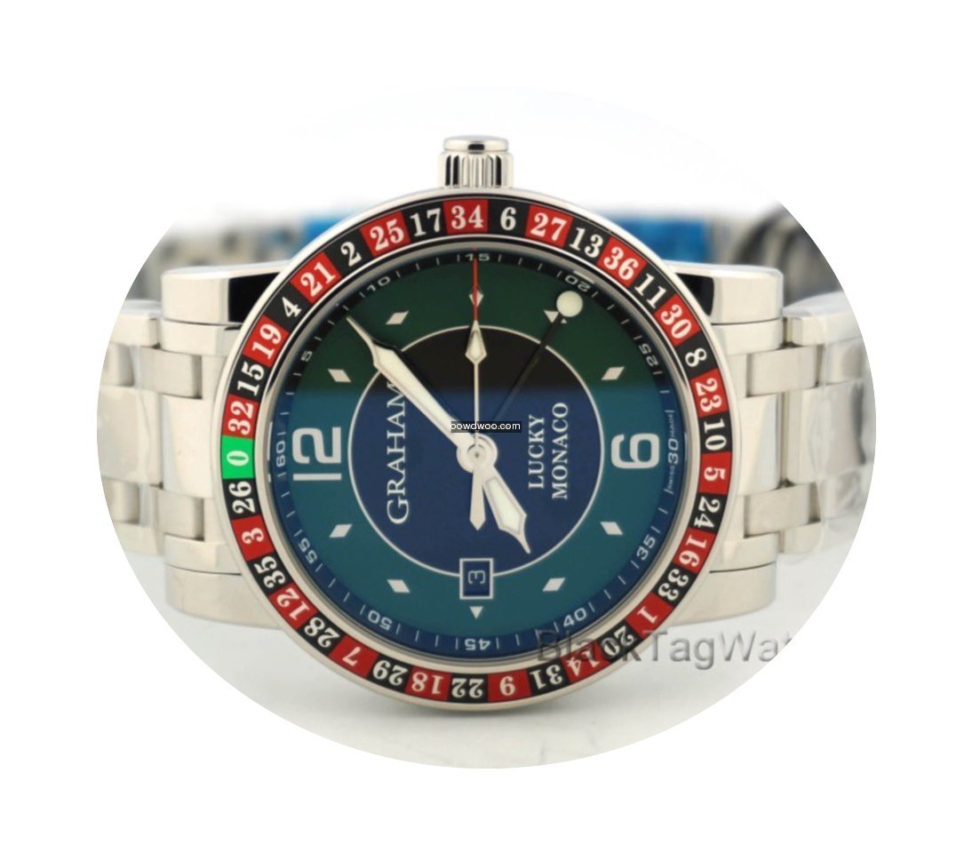 Graham Silverstone Automatic GMT Lucky M...