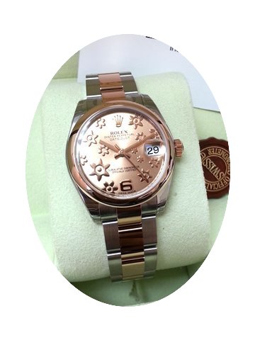 Rolex 178241 31mm Datejust Pink Floral D...