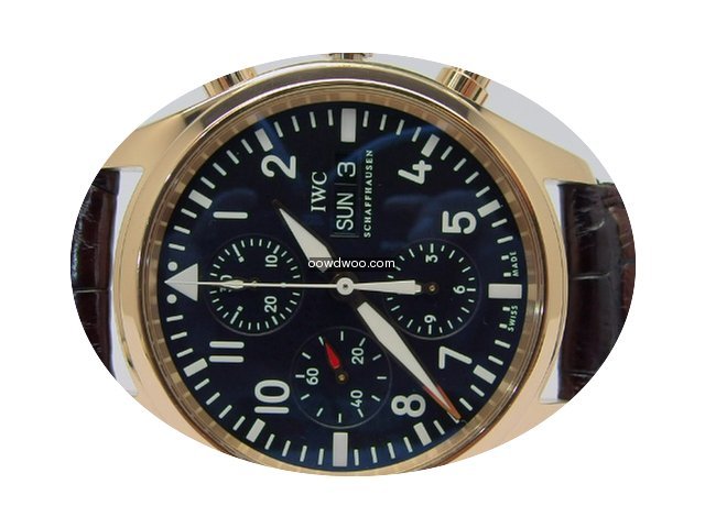 IWC 371713 - Pilot Chronograph 18k Roseg...