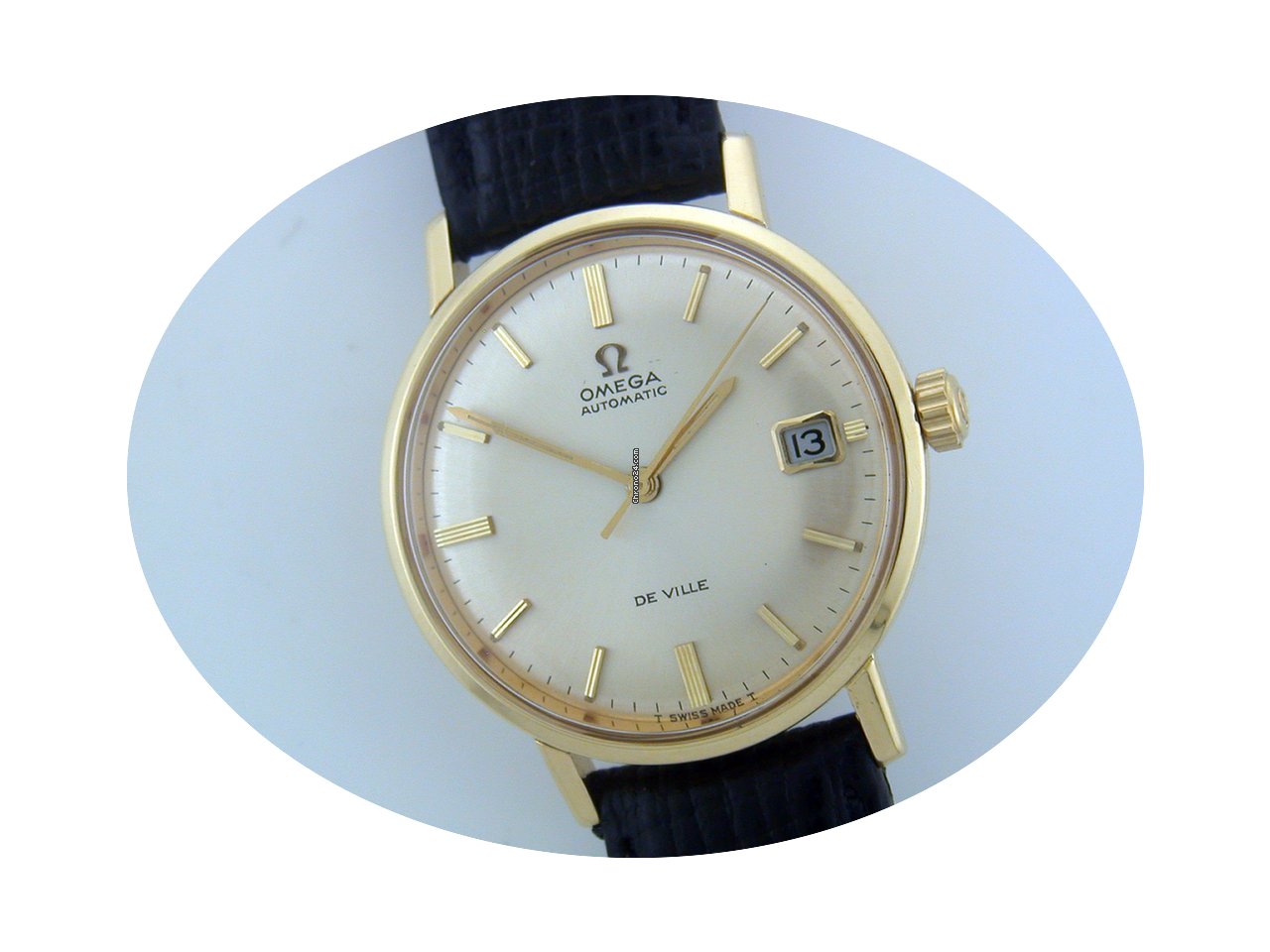 Omega Seamaster De Ville 18ct yellow gol...