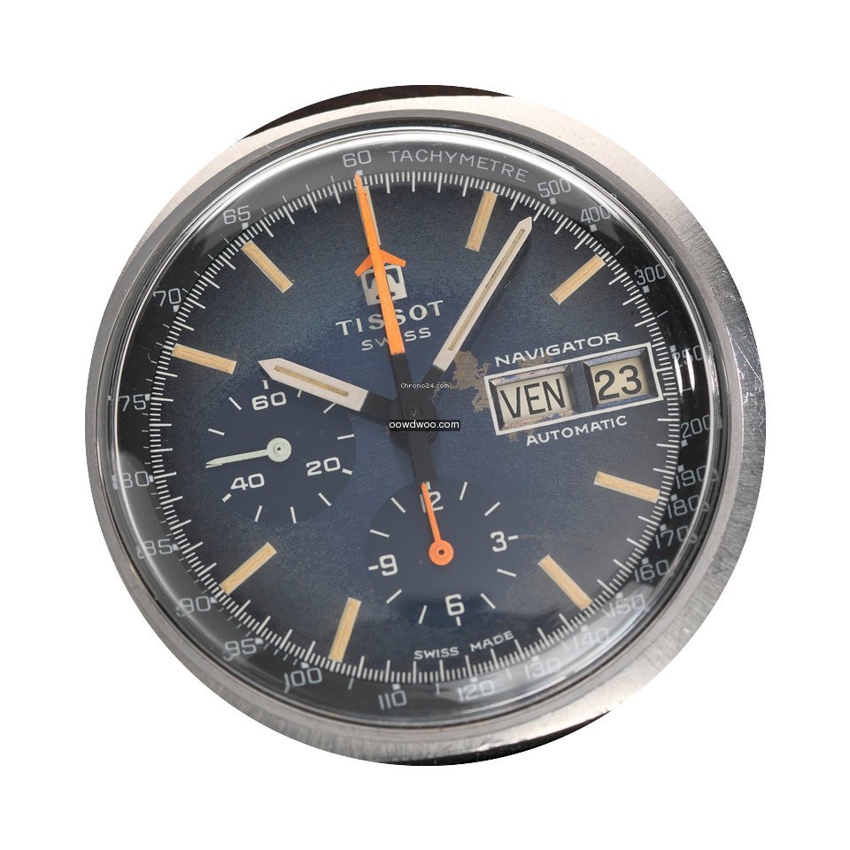 Tissot NAVIGATOR BLUE VINTAGE CHRONOGRAP...