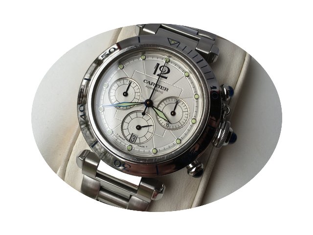Cartier PASHA CHRONOGRAPH ACIER...