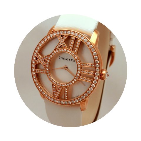 Tiffany Atlas Cocktail Round Watch (list...