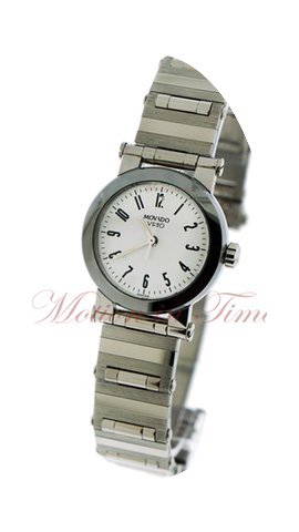 Movado Vizio Ladies, White Dial - Stainl...